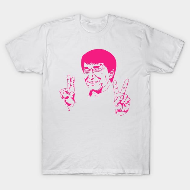 Jackie Chan T-Shirt by Krum Gallery